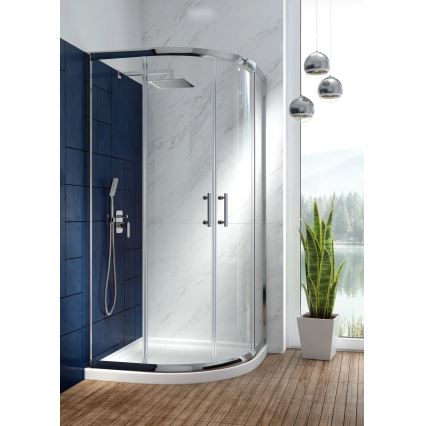 Deante NAC_09LP - Ensemble de douche avec mitigeur encastré ALPINIA chrome brillant