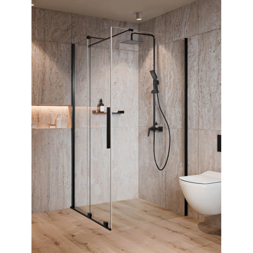 Deante NQL_N4XM - Ensemble de douche avec mitigeur BLUR, noir