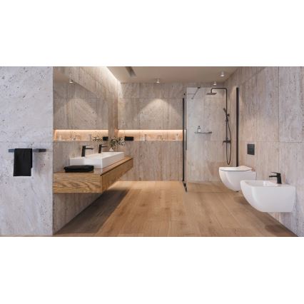 Deante NQL_N4XM - Ensemble de douche avec mitigeur BLUR, noir