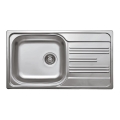 Deante ZEX_0113 - Évier de cuisine XYLO 43,5x78 cm satin