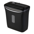 Déchiqueteuse de papier A4, capacité 12 L, 230 V, noire