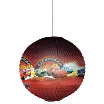 Decofun 82763 - Abat-jour pour suspension enfant CARS E27 d. 34 cm