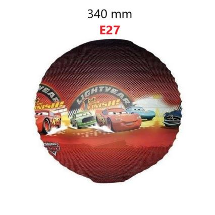 Decofun 82763 - Abat-jour pour suspension enfant CARS E27 d. 34 cm