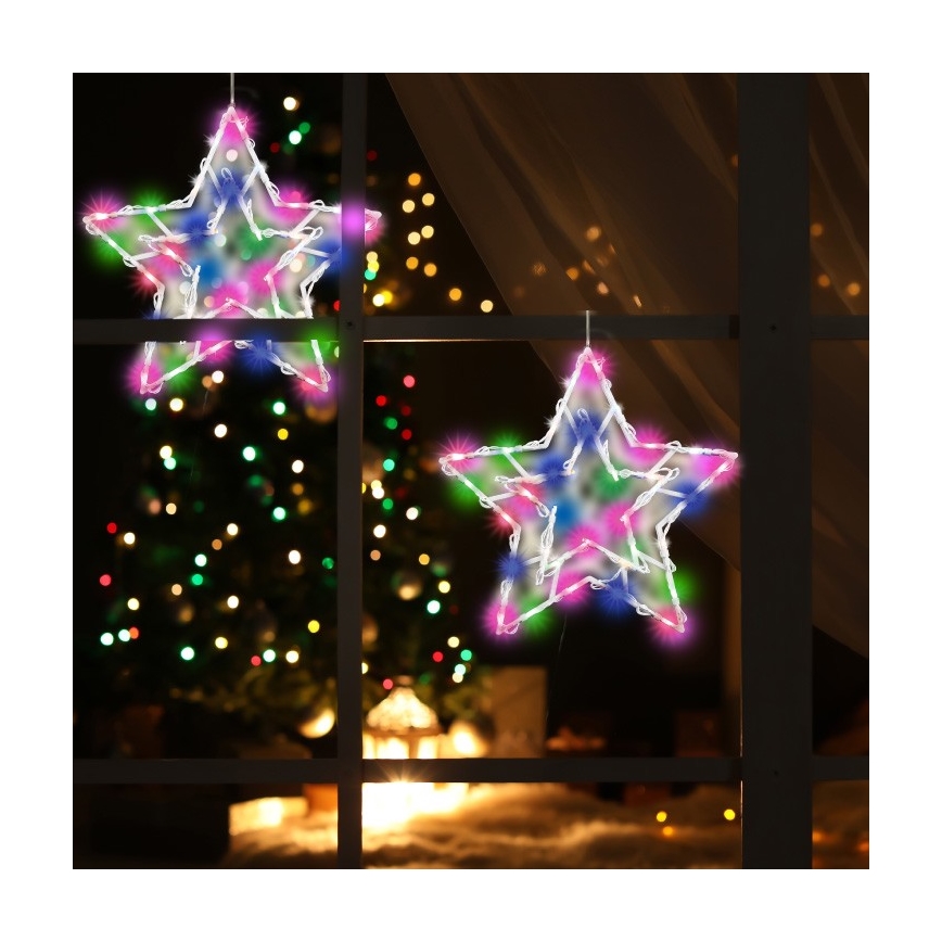 Décoration de noël LED/3xAA multicolore