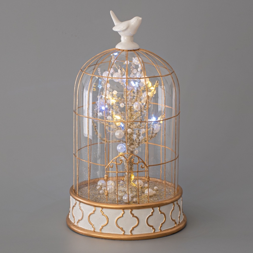 Décoration de Noël 12xLED/3xAAA blanc chaud