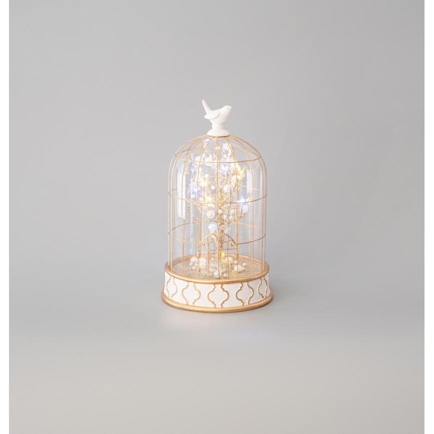 Décoration de Noël 12xLED/3xAAA blanc chaud