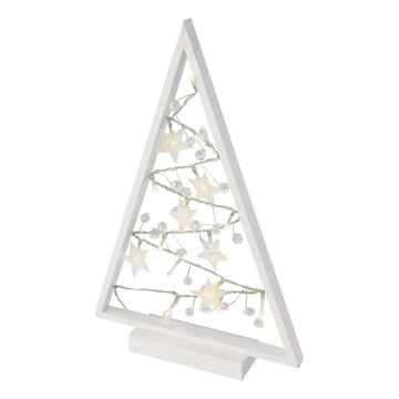 Décoration de Noël 15xLED/2xAA arbre