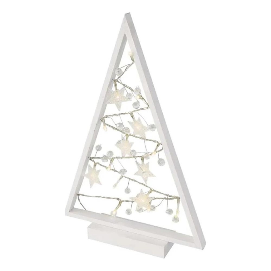 Décoration de Noël 15xLED/2xAA arbre