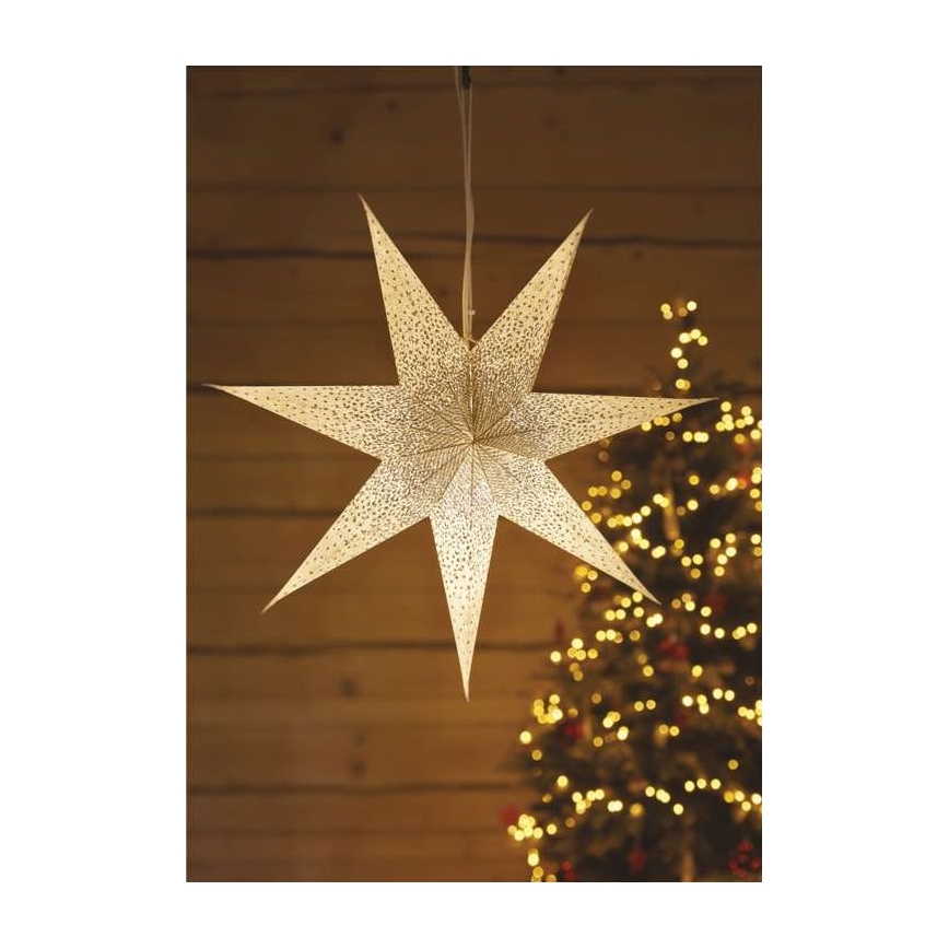 Décoration de noël 1xE14/25W/230V d. 60 cm dorée