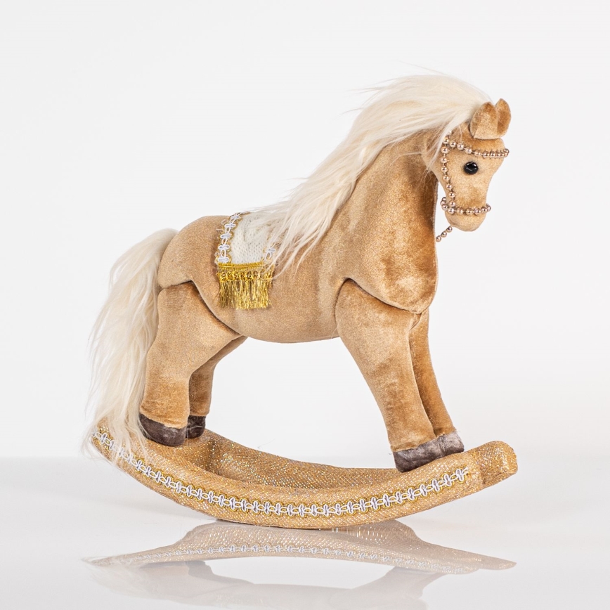 Décoration de Noël 31 cm cheval à bascule