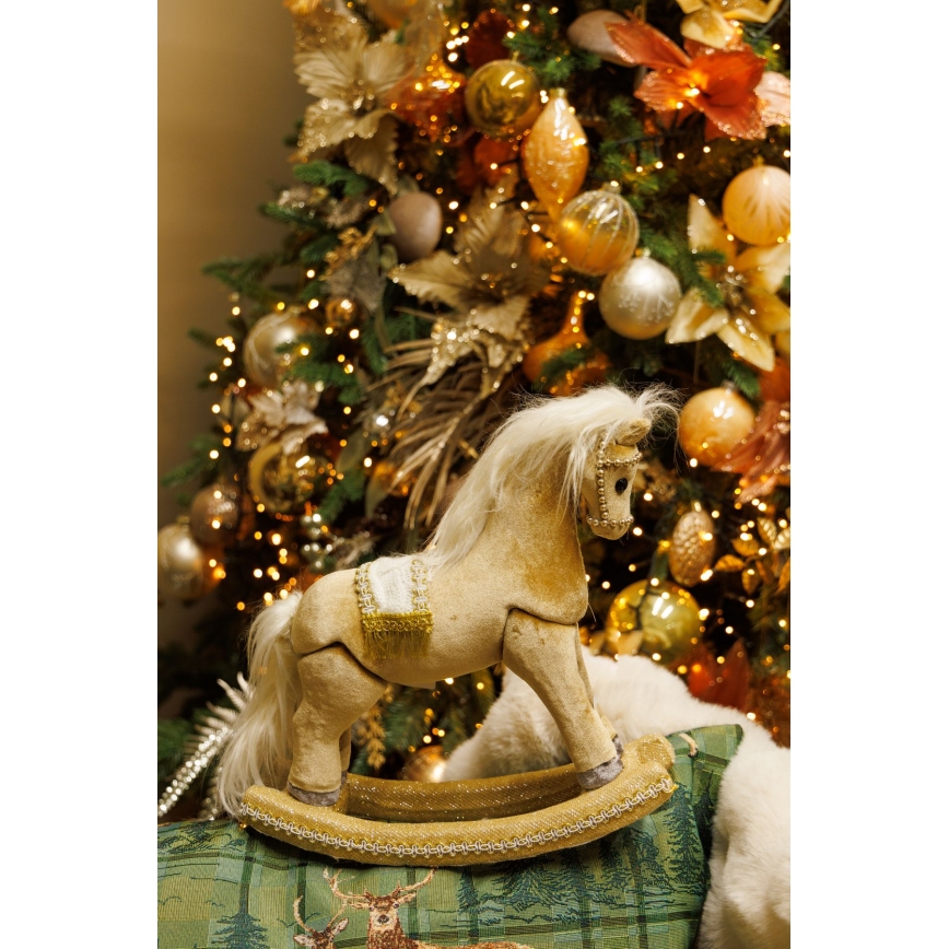 Décoration de Noël 31 cm cheval à bascule