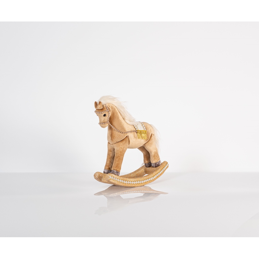 Décoration de Noël 31 cm cheval à bascule
