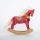 Décoration de Noël 31 cm cheval à bascule
