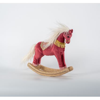Décoration de Noël 31 cm cheval à bascule