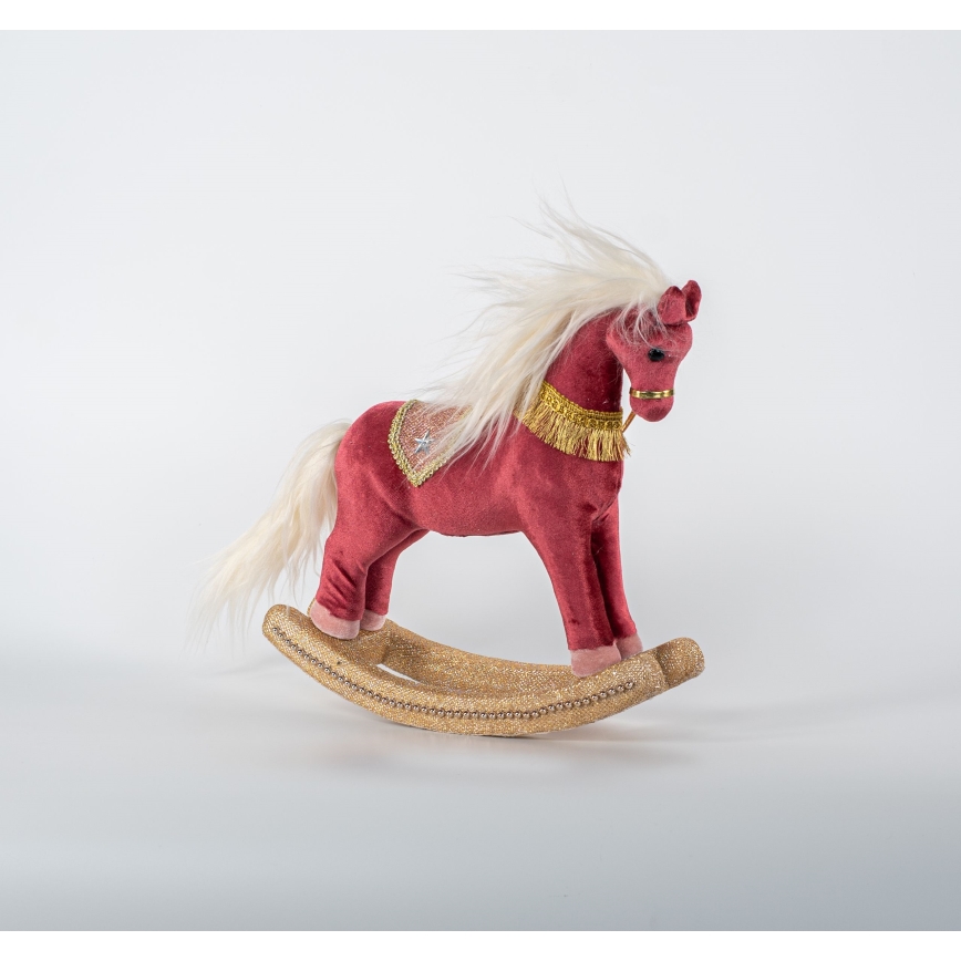 Décoration de Noël 31 cm cheval à bascule