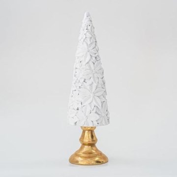 Décoration de Noël 40 cm arbre blanc