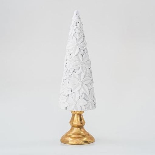 Décoration de Noël 40 cm arbre blanc