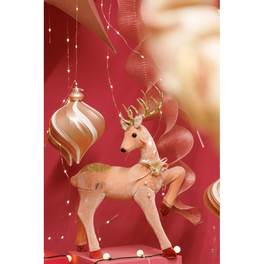 Décoration de Noël 47 cm cerf