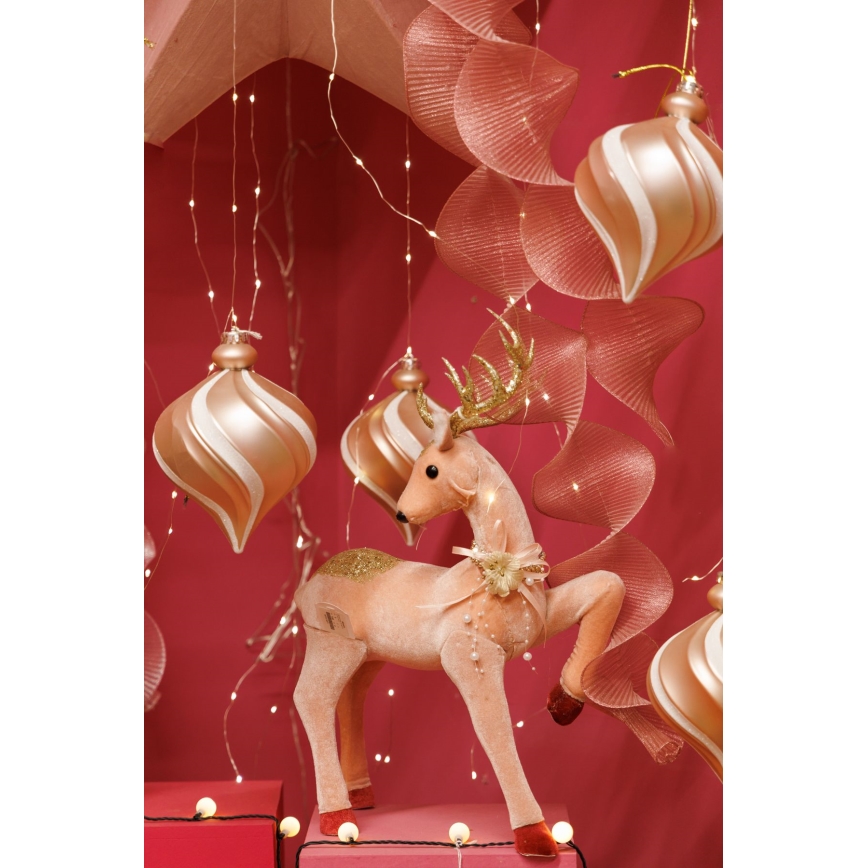 Décoration de Noël 47 cm cerf