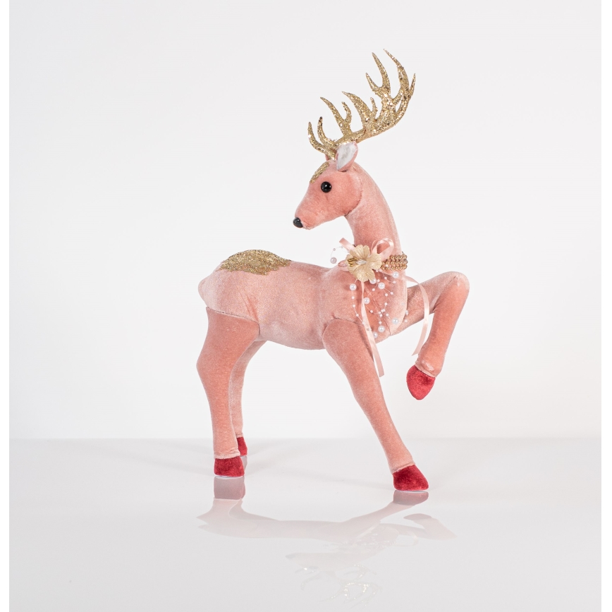 Décoration de Noël 47 cm cerf