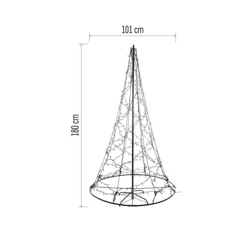 Décoration de Noël 480 LED / 230 V, IP44, 180 cm
