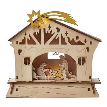 Décoration de noël 4xLED/2xAA