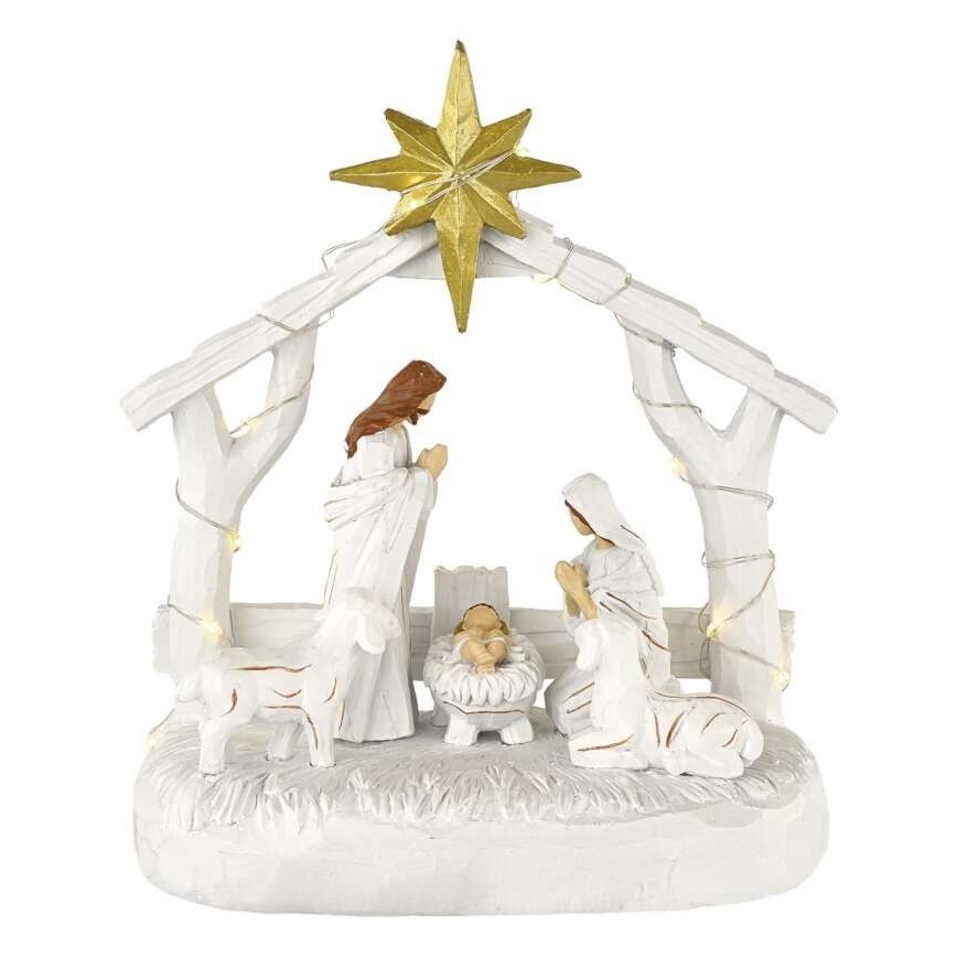 Décoration de Noël à LED 20xLED/2xAAA blanc chaud