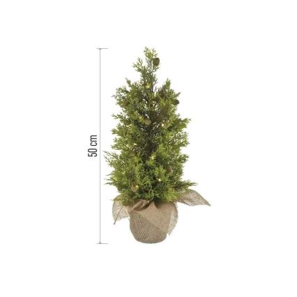 Décoration de Noël à LED, 30 LED / 3 piles AA, IP44