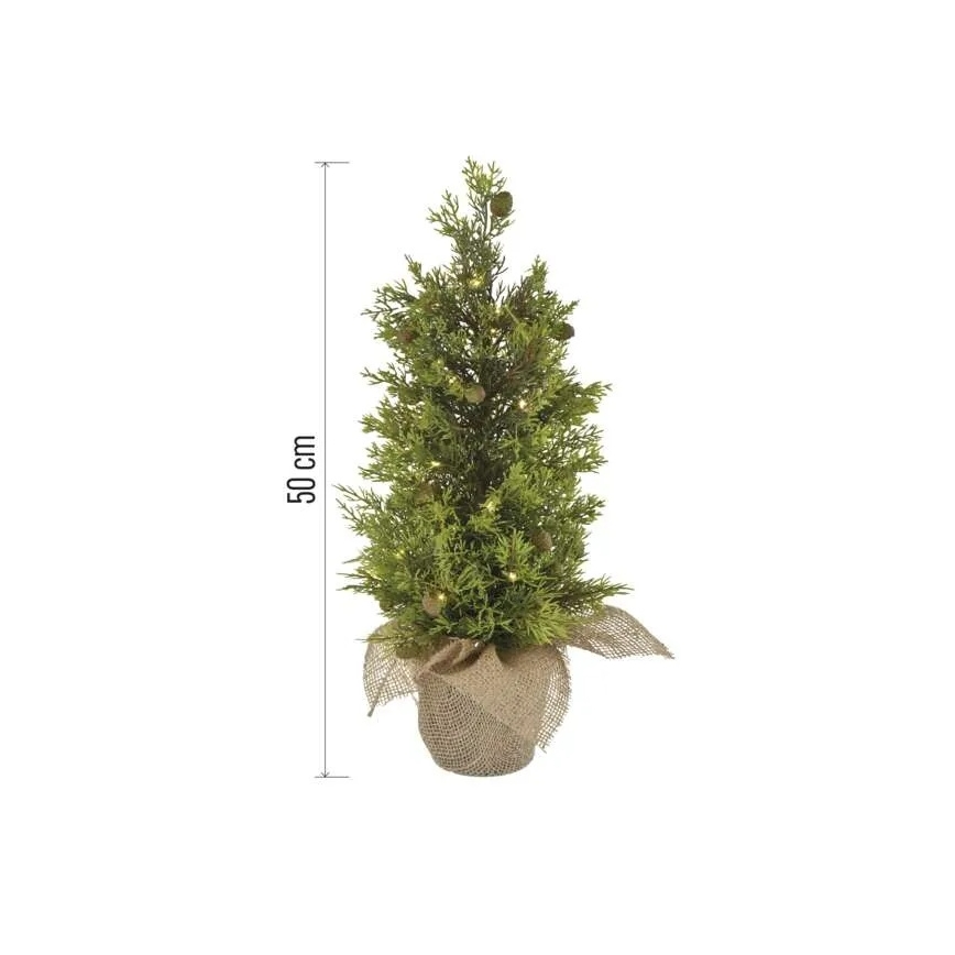 Décoration de Noël à LED, 30 LED / 3 piles AA, IP44