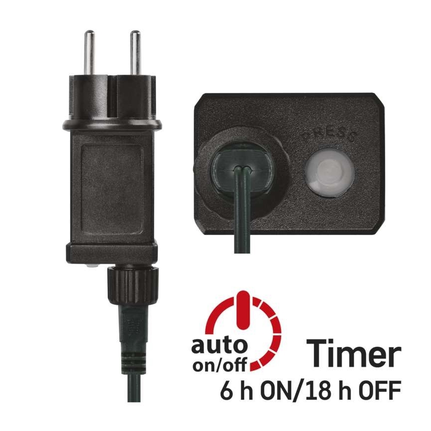 Décoration de noël d'extérieur 180xLED/3,6W/230V IP44 blanc froid