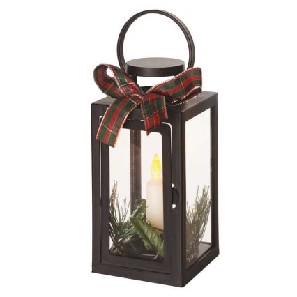 Décoration de noël d'extérieur 1xLED/3xAAA noire