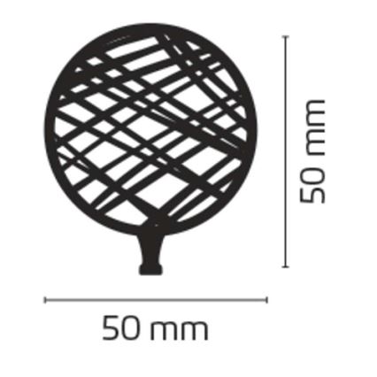 Décoration de Noël d'intérieur IP20 XMAS Vague 3m 16xLED