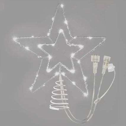 Décoration de Noël extérieure 30xLED/4W/30V IP44 blanc froid