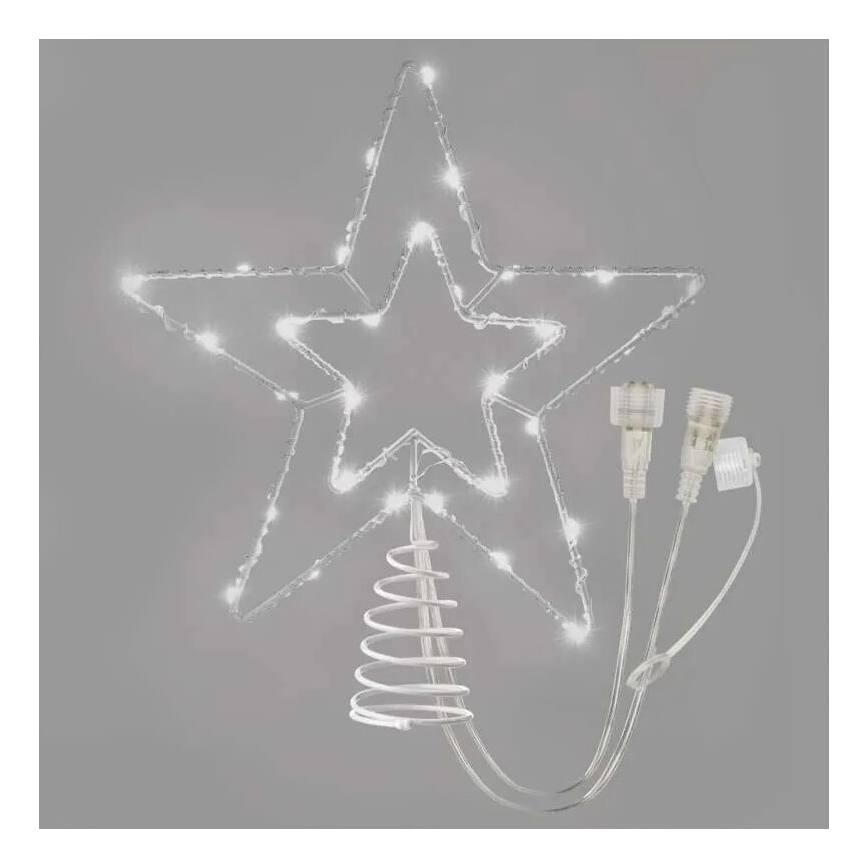 Décoration de Noël extérieure 30xLED/4W/30V IP44 blanc froid