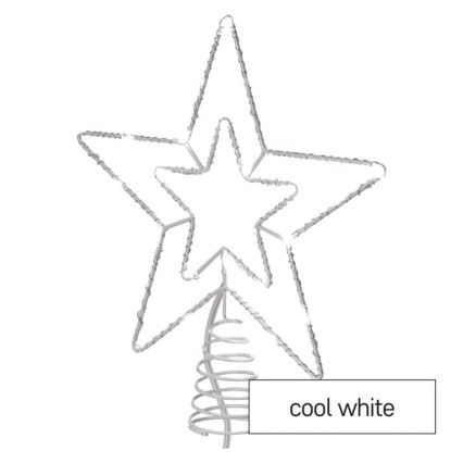 Décoration de Noël extérieure 30xLED/4W/30V IP44 blanc froid