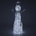 Décoration de Noël extérieure LED/3,6W/230V/blanc froid 124 cm IP44 bonhomme de neige