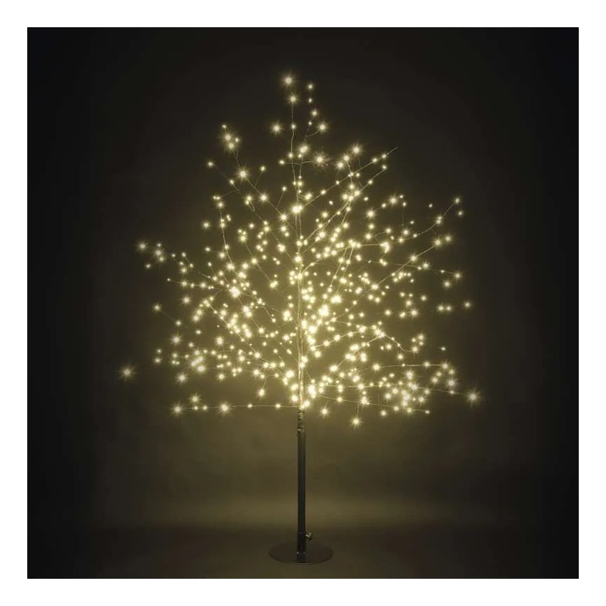 Décoration de Noël extérieure LED 600xLED/3,8W/230V 120 cm blanc chaud IP44