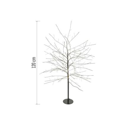 Décoration de Noël extérieure LED 600xLED/3,8W/230V 120 cm blanc chaud IP44