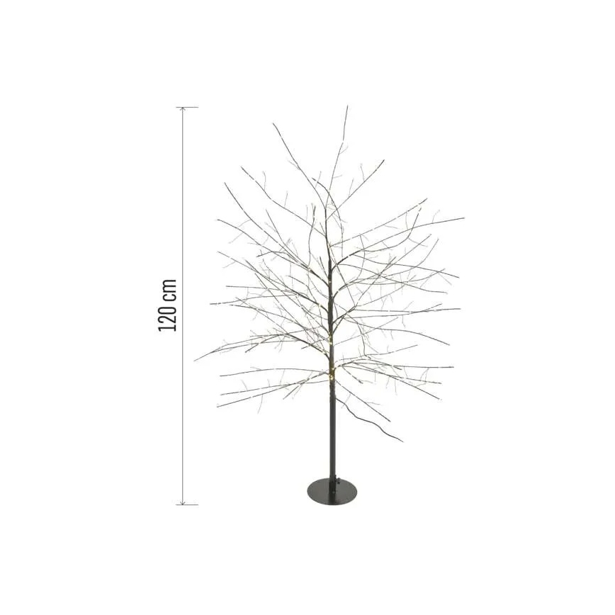 Décoration de Noël extérieure LED 600xLED/3,8W/230V 120 cm blanc chaud IP44