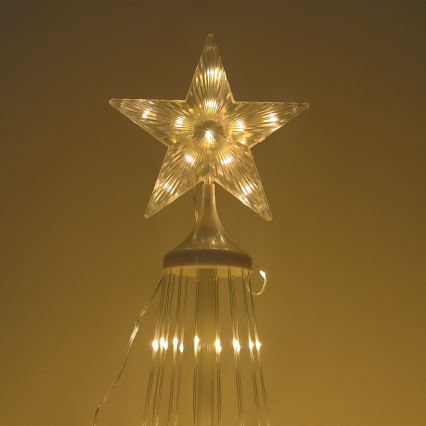 Décoration de Noël d'extérieur LED RGBW dimmable LED/4W/230V 180 cm IP44 sapin + télécommande