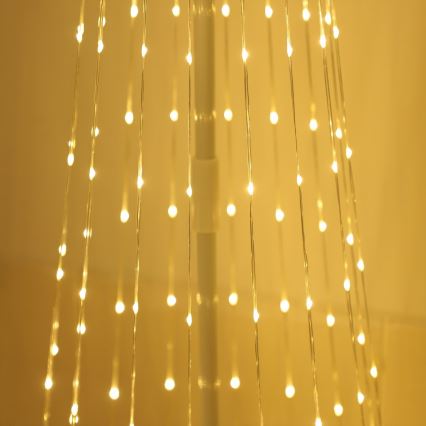 Décoration de Noël d'extérieur LED RGBW dimmable LED/4W/230V 180 cm IP44 sapin + télécommande