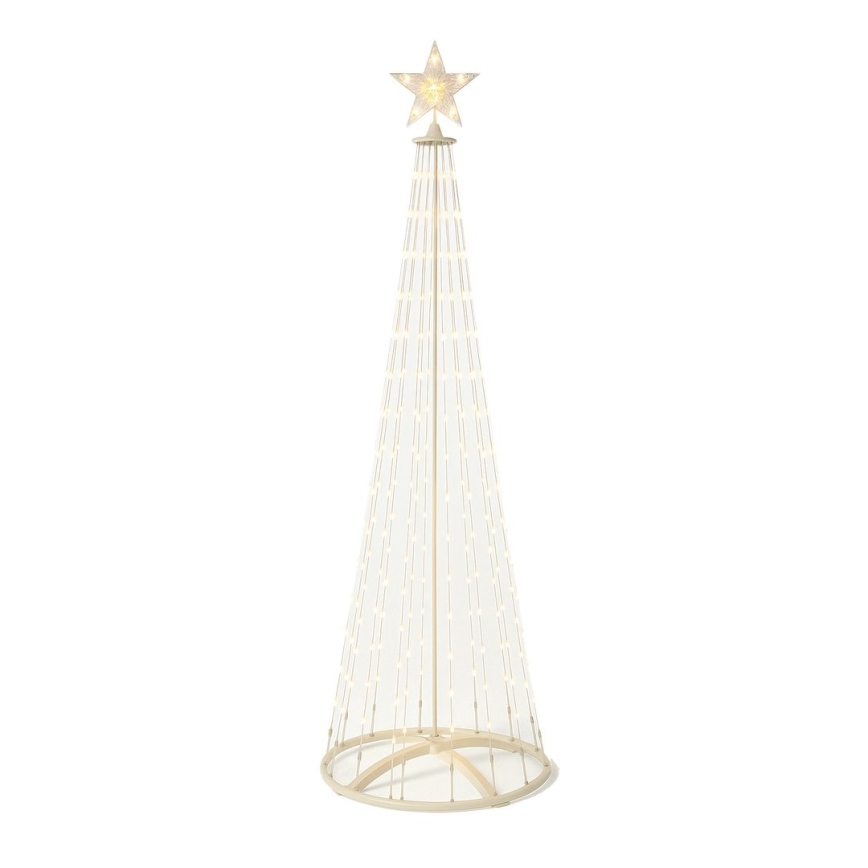 Décoration de Noël d'extérieur LED RGBW dimmable LED/4W/230V 180 cm IP44 sapin + télécommande