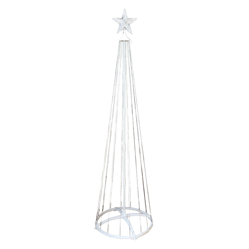 Décoration de Noël d'extérieur LED RGBW dimmable LED/4W/230V 180 cm IP44 sapin + télécommande