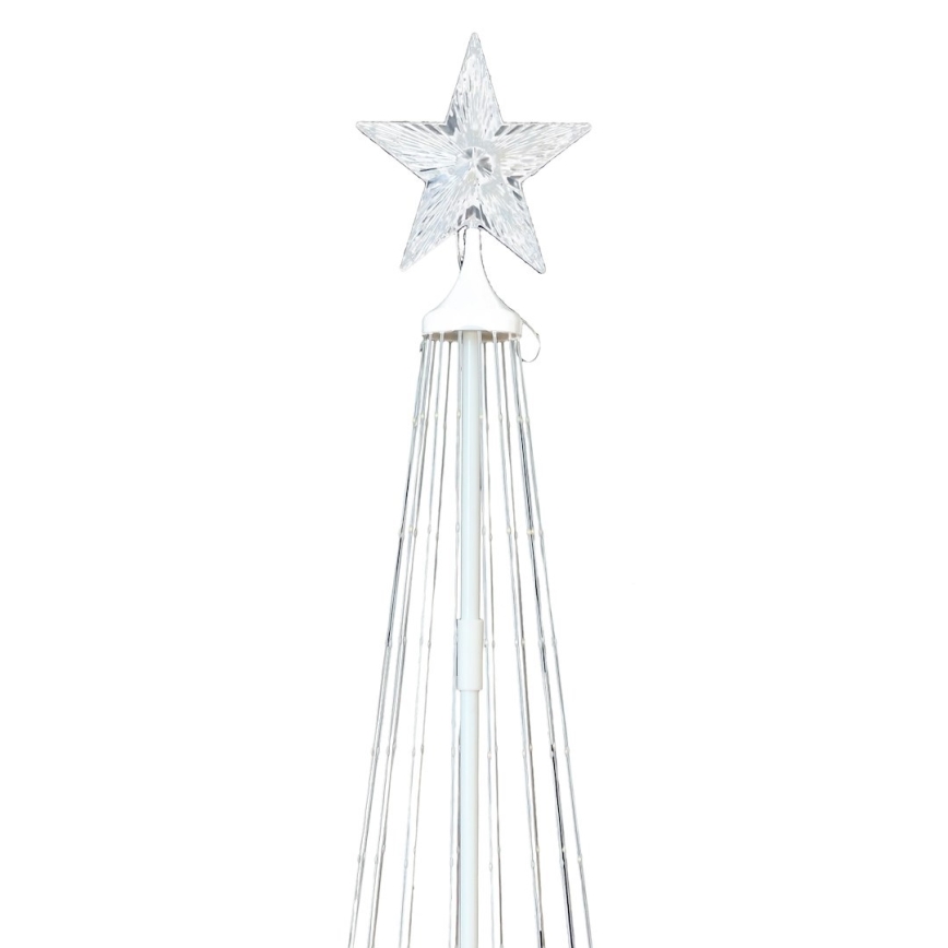 Décoration de Noël d'extérieur LED RGBW dimmable LED/4W/230V 180 cm IP44 sapin + télécommande