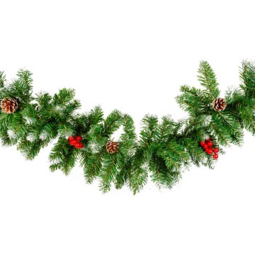 Décoration de Noël GIRLANDA 200 cm en pin