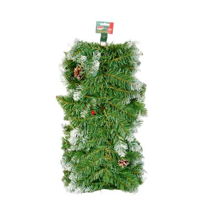 Décoration de Noël GIRLANDA 200 cm en pin