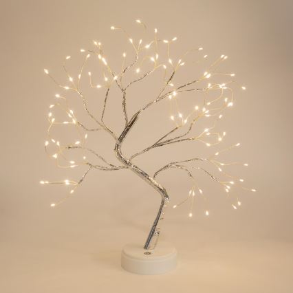 Décoration de Noël LED 102xLED/3xAA blanc chaud