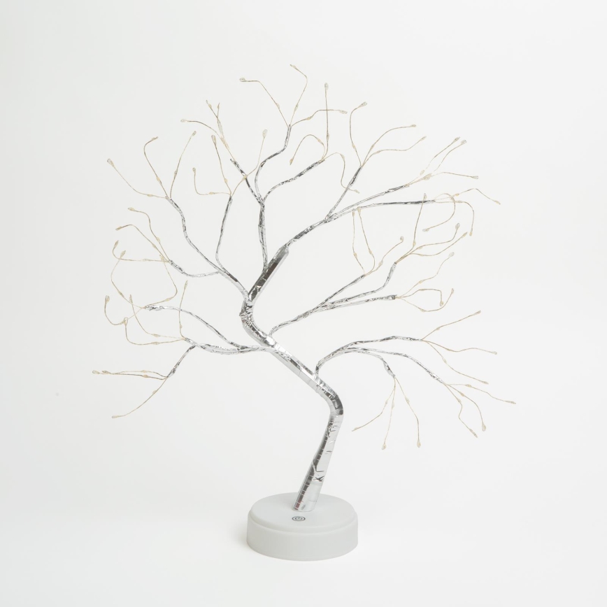 Décoration de Noël LED 102xLED/3xAA blanc chaud