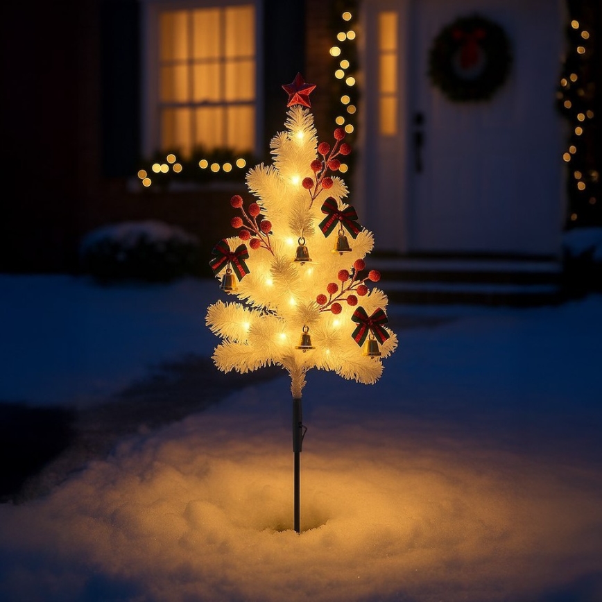 Décoration de Noël LED/1W/230V 75 cm IP44 blanche