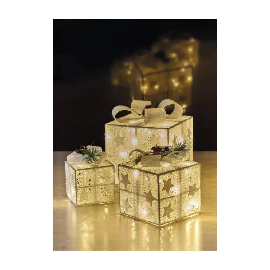 Décoration de Noël LED/2,25W/230V blanc chaud